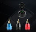 NEST ADAPTER ADAPTER CHARGER DIN USB QC3.0 VOLTMETER BMW 12-24V  photo 6