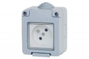 Одинарная герметичная розетка IP55