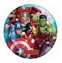 Бумажные тарелки Avengers 19,5 см - 8 шт.