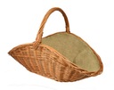 Плетеная ДЕРЕВЯННАЯ КОРЗИНА, корзина для камина, ДЖУТ XL