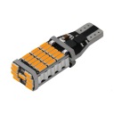ЛАМПОЧКА 45 LED 4014 W16W T15 CANBUS ОРАНЖЕВЫЙ