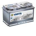 BATERÍA VARTA SILVER AGM 12V 80AH 800A F21 P+ PIOTRKOW TRYBUNALSKI ! 