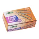 ЗАЖИМЫ КРУГЛЫЕ МЕТАЛЛИЧЕСКИЕ ОФИСНЫЕ 33мм 100 шт.