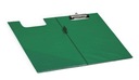 Обложка для доски с зажимом, закрытая папка А4, зеленая