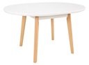 Стол круглый белый Ø 100 см скандинавский МДФ ГОСТИНАЯ