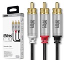 Techlink 711043 Кабель сабвуфера Y-типа (RCA — 2xRCA) 3 м