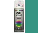 MOTIP RAL ACRYL 5018 АКРИЛОВАЯ КРАСКА GLOSS DUPLI-COLOR СПРЕЙ 400 МЛ