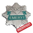 ODZNAKA Policyjna EMERYT| GWIAZDA POLICJA 997 oryginał / kopia kopia / replika
