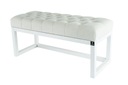 55 Производитель Скамья Стеганый Пуф Белый EMRA WOOD