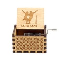 DREWNIANA POZYTYWKA NA KORBKĘ LA LA LAND HIT