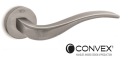 Ручка дверная греческая PREMIUM CONVEX 1625, сатиновый хром