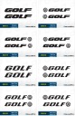 2 НАКЛЕЙКИ VW НАКЛЕЙКА GOLF ПАСАТ VR6 R32 GTI HQ  (8304484982) фото min 5