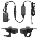 DISPOSITIVO DE CARGA MOTOCICLETA MOTOR QUAD 2 PIEZAS USB 1A + 2,1A 