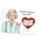 KARTKA ZDRAPKA DZIEŃ BABCI RETRO