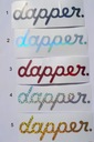 DAPPER - наклейка-голограмма, цвета!!!