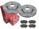 ПЕРЕДНИЕ ДИСКИ, КОЛОДКИ FEBI, RENAULT CLIO IV, 258MM