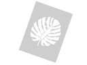 Трафарет ТРОПИЧЕСКИЙ MONSTERA 2 - 45x60см