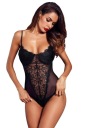 БОДИ С Кружевом Черный Рег. Чувственные ремни S