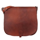 КОРИЧНЕВАЯ КОЖАНАЯ СУМКА ДЛЯ ПОСЛАНИЙ, А4