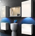 Комплект мебели для ванной комнаты, шкафы, мебель для ванной комнаты, подвесное зеркало А17