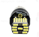 ЛАМПОЧКА САЛОННОЕ СТОП СИГНАЛ 45 LED (СВЕТОДИОД ) BA15S БЕЛАЯ 12V изображение 5