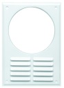 БЕЛАЯ ВЕНТИЛЯЦИОННАЯ РЕШЕТКА FI 100