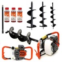 БЕНЗИНОВЫЙ ШНЕК ДЛЯ ПОЧВЫ БУРА + 10/20/30