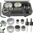 НАБОР ВОЛЬФРАМОВЫХ КОРОНОЧНЫХ ПИЛОВ ДЛЯ СТЕКЛЯРНОЙ ПЛИТКИ, 8 ЭЛЕМЕНТОВ