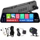Новейшее 12-дюймовое зеркало Android ADAS 4G WiFi GPS