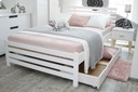 BRITA белая деревянная кровать 120х200 + МАССИВНЫЙ каркас