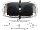 2X BEAM WARNING LED BEAM PANEL 72XLED 31CM 12V 24V HELP LAFETTE NA MAGNE  photo 16