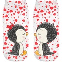 Носки для ног с принтом на День святого Валентина, подарок «Любовь», забавные, МНОГИЕ УЗОРЫ