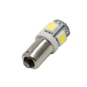 LUZ DIODO LUMINOSO LED 5 SMD 5050 T4W BA9S POSTOJOWKA POZYCJA 