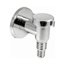 Сифон для стиральной машины накладной, ХРОМИРОВАННЫЙ