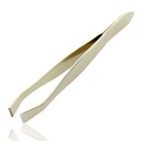 ПРЯМОЙ ЗОЛОТОЙ ПИНЦЕТ КОСМЕТИЧЕСКИЙ ДЛЯ РЕСНИЦ И БРОВЕЙ C3