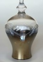ШЛИФОВАНОЕ СТЕКЛО С ПЛАТИНОЙ — КРАСИВЫЙ СВЕЧНИК