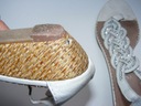 ATMOSPHERE sandále japonské koturn striebro R 5/38 Originálny obal od výrobcu žiadny