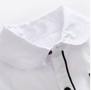 chlapčenský oblek vizitkový komplet elegantný VESTA BIELA KOŠEĽA 110 Kód výrobcu garniturek chłopięcy komplet wizytowy