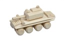 Деревянный автомобиль Игрушка ТАНК ДЕКУПАЖ