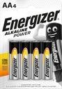 4 x ENERGIZER LR6 R6 ЩЕЛОЧНАЯ БАТАРЕЯ AA 1,5 В