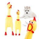 Резиновая игрушка ЦЫПЛЕНОК для собак, пищащая, 30 см
