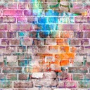 ОБОИ В РУЛОНЕ КИРПИЧ ЦВЕТНЫЕ 0,5х10м f-C-0329-j-a