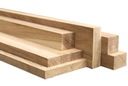 ДУБ СТРОГАННЫЙ КВАДРАТНЫЙ 20х20мм БАНКА 2х2 см.