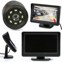 KAMERA COFANIA OKRĄGŁA 8 LED MONITOR LCD TFT 4,3''