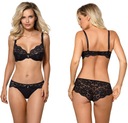 NEWIA ROSE SOFT бюстгальтер + трусики *75D+M* черный