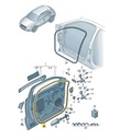 УПЛОТНИТЕЛЬ ДВЕРИ ПЕРЕДНЕЙ НАРУЖНОЙ СПРАВА, AUDI Q3