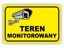 TABLICZKA TEREN OBIEKT MONITOROWANY PCV 30x20