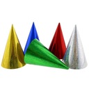 ШАПКИ ИЗ БУМАЖНОЙ ГОЛОГРАММЫ 6 ШТ.