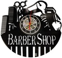 Настенные часы для парикмахерской, виниловая пластинка Barber