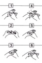 Моющаяся тату весеннее сердце робот BIOMECHANIKA